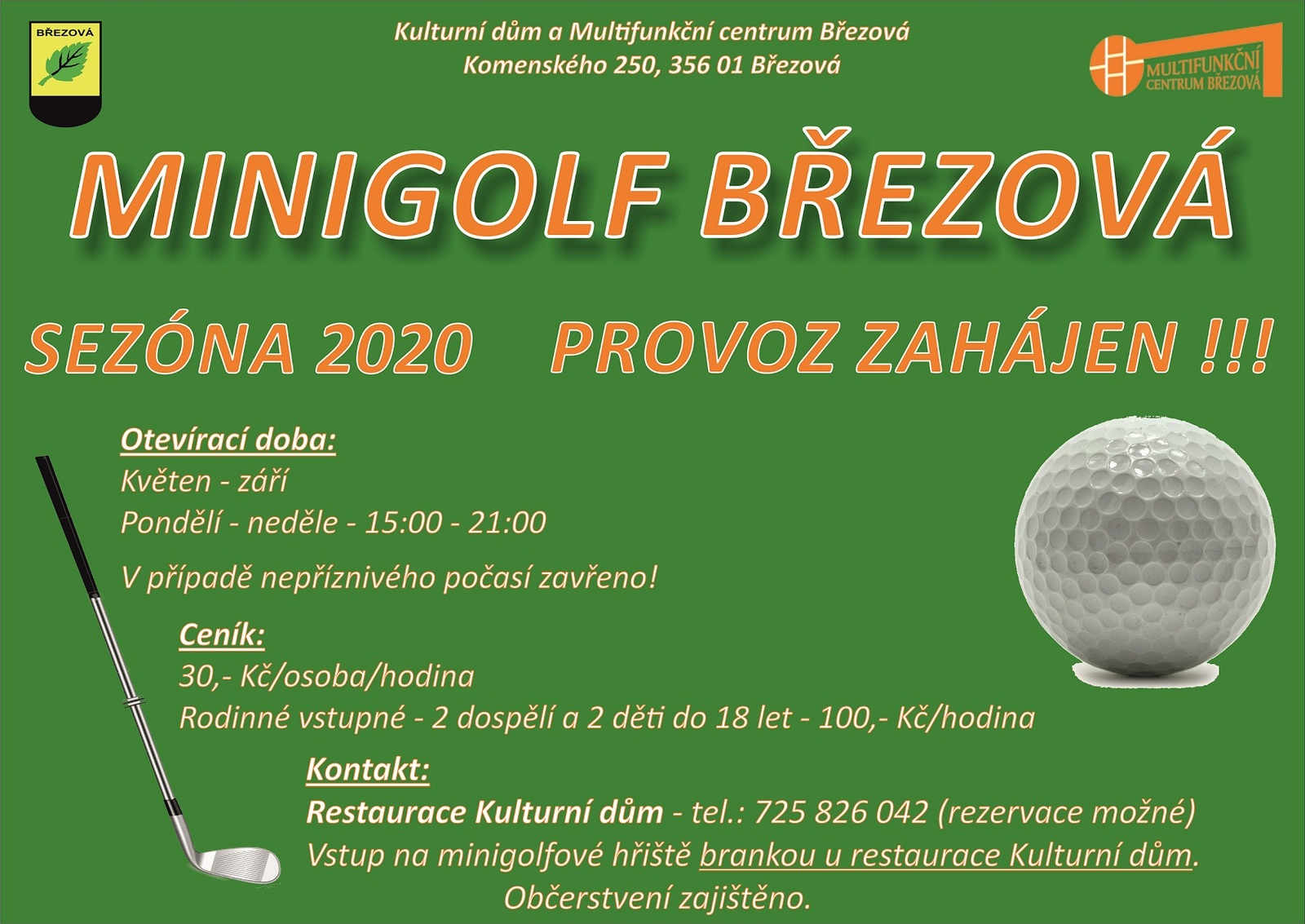 Minigolf - zahájení provozu - plakát - 2020 - kopie.jpg